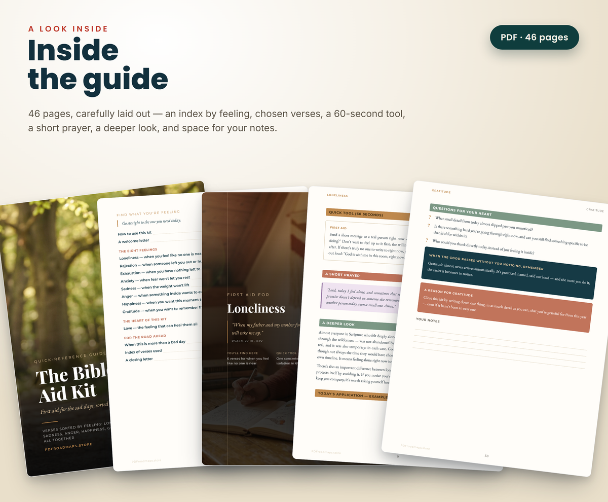 The Bible First-Aid Kit — a look inside the guide