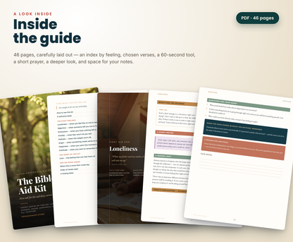 The Bible First-Aid Kit — a look inside the guide