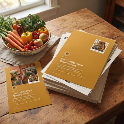 Eat Well, Spend Less printed at home
