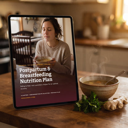 Eating to Heal on a tablet — digital PDF guide