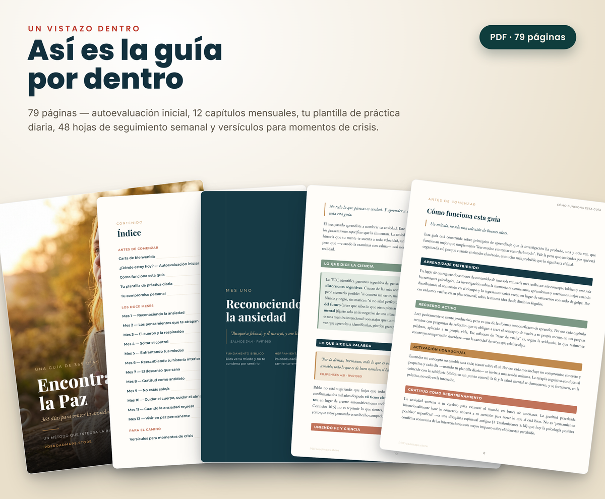 Encontrar la Paz — un vistazo dentro de la guía