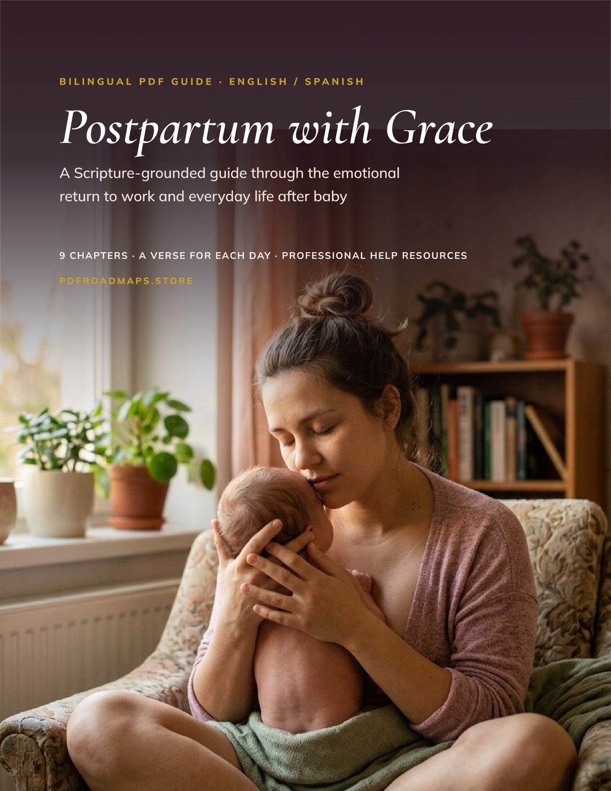 Postpartum with Grace — English cover