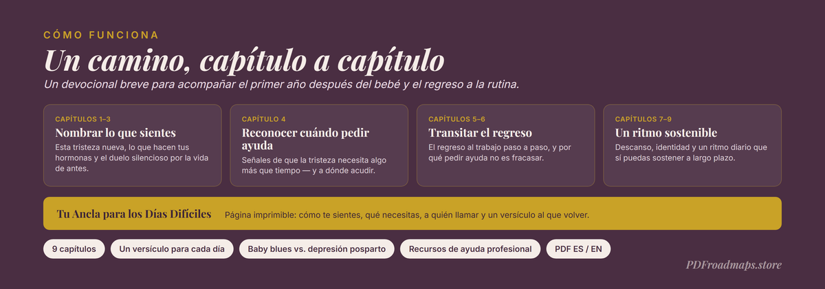 Posparto con Gracia — un camino, capítulo a capítulo