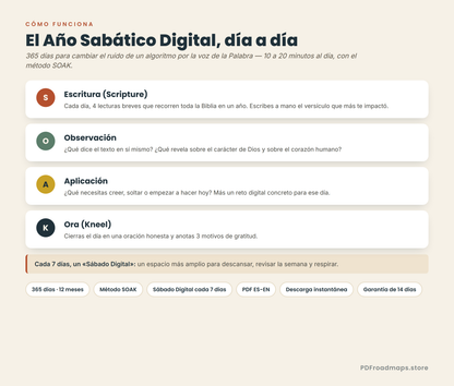 El Año Sabático Digital — cómo funciona, día a día