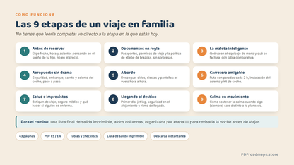 Viaje en Familia — las 9 etapas del viaje